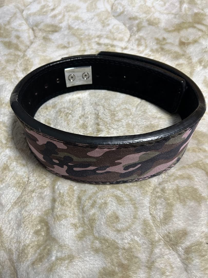 JURASSICオリジナルレザーベルト 【ピンク迷彩】 【Sサイズ】
