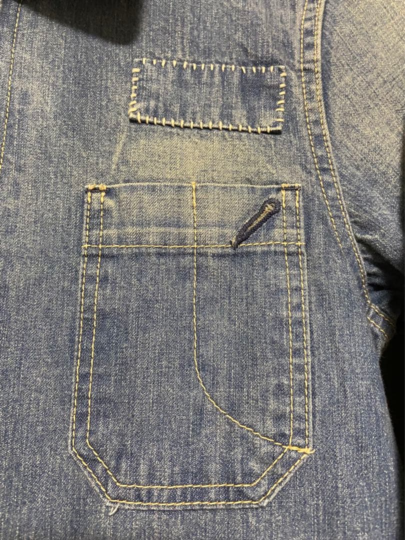 JOURNAL STANDARD パッチワーク ビンテージ加工デニム ツナギ