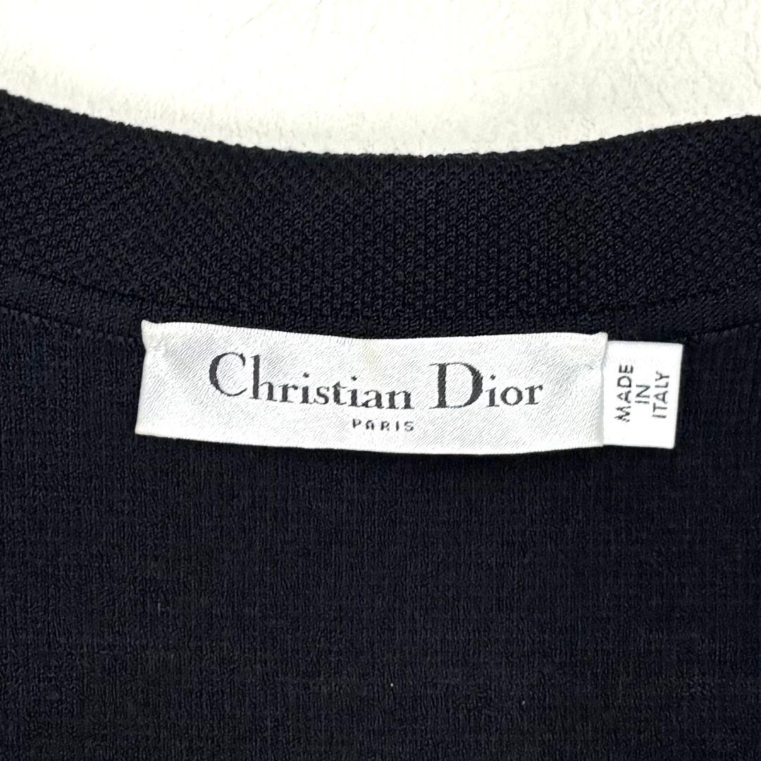 クリスチャン・ディオール スターボタン クロップドジャケット 36