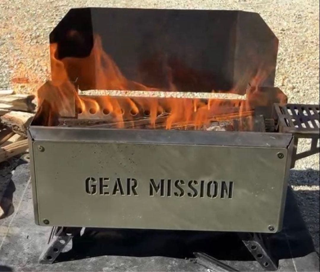 GEAR MISSION 焚き火台 GM-BF1FT1 セット