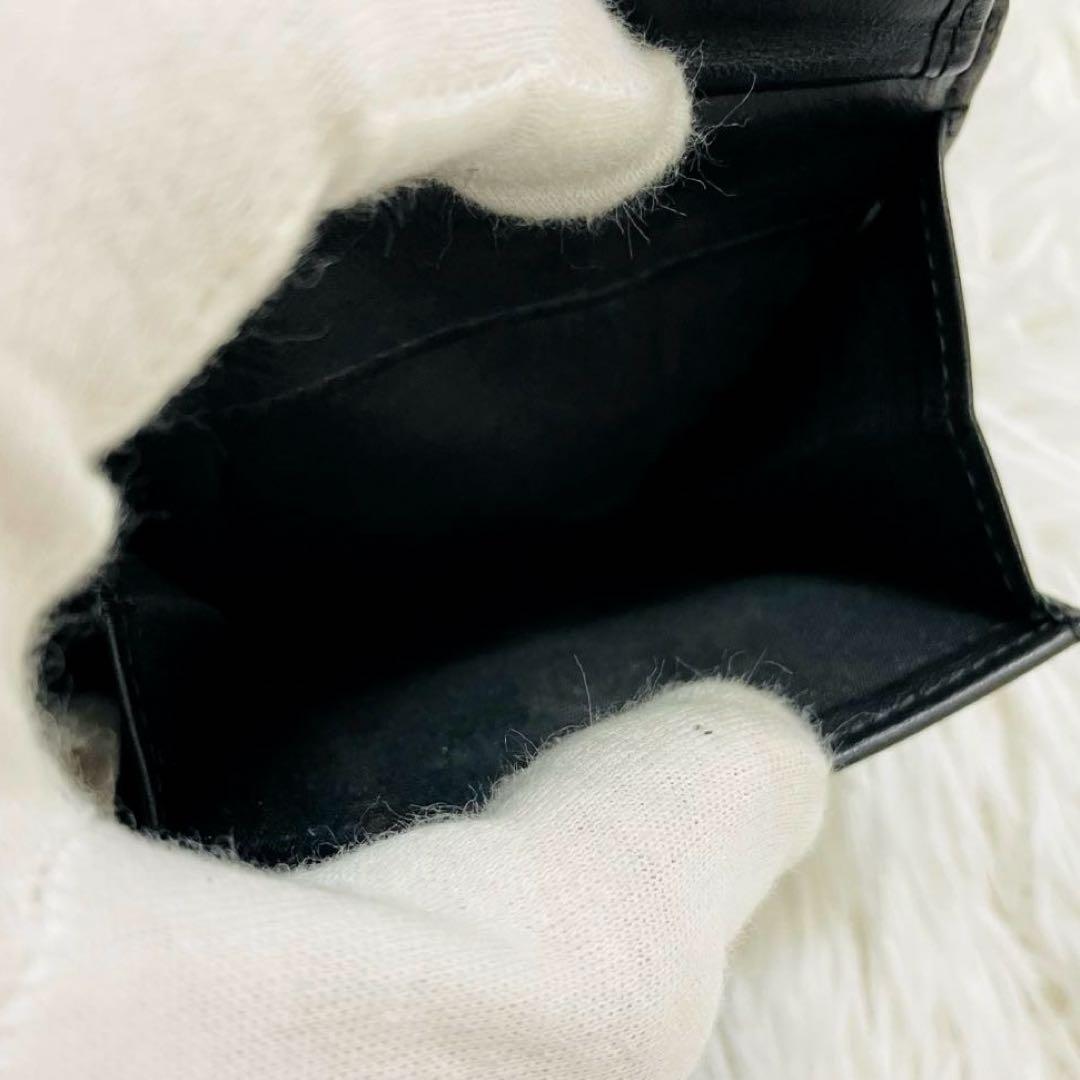 極美✨ディオール 二つ折り財布 オブリーク サドル レザー 黒 新作