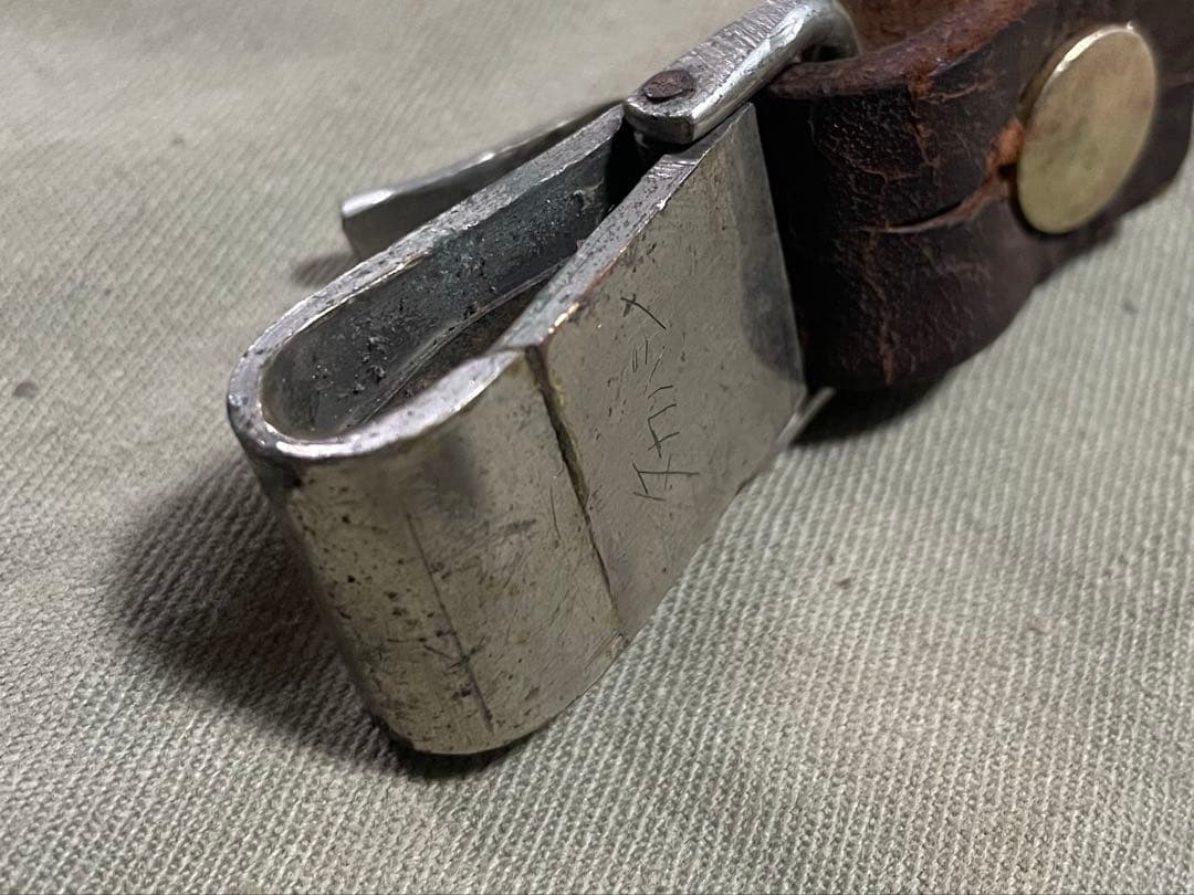 日本軍 実物 グルメット 騎兵 革製 青年将校 貴重品 陸軍 軍服 将校 軍隊