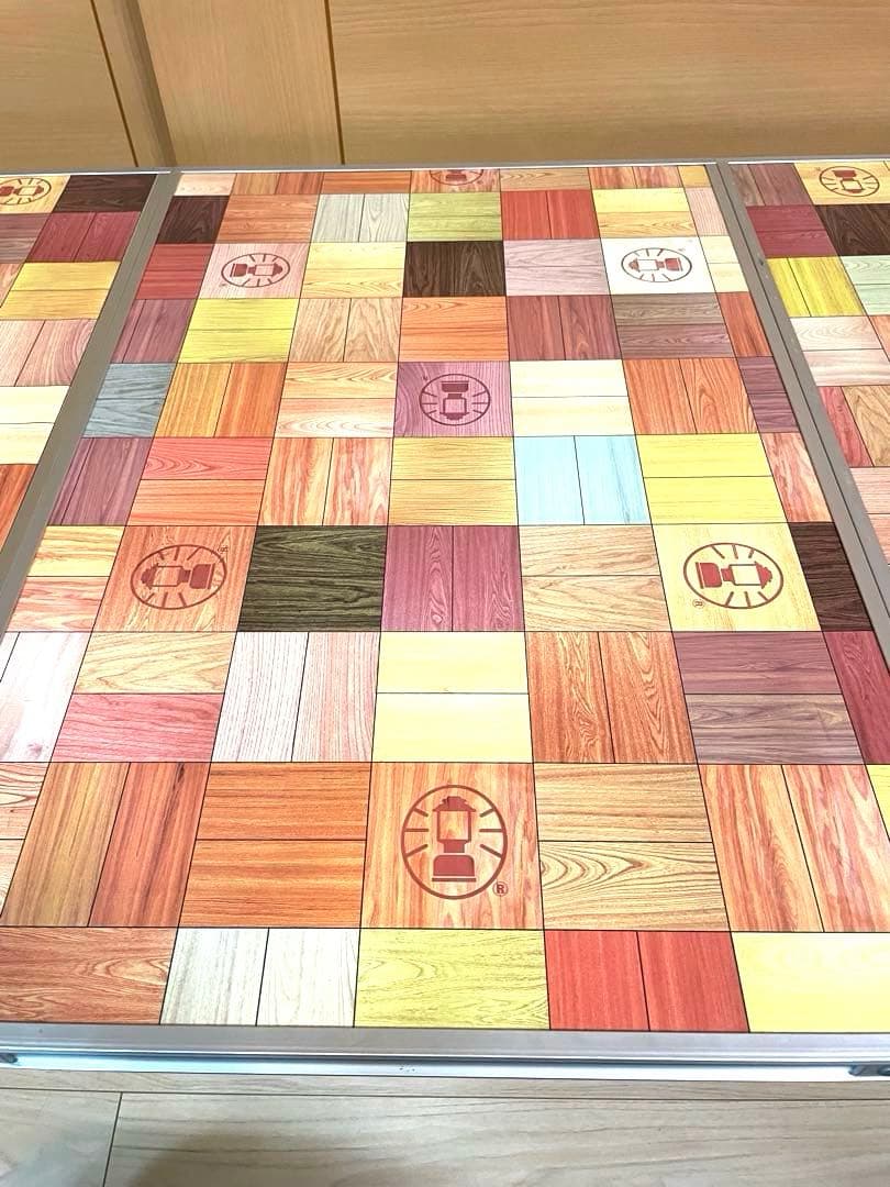 Coleman コールマン　3つ折り　ナチュラルモザイクリビング140