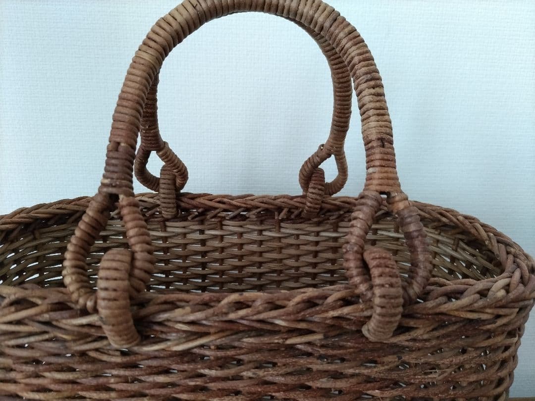 青森　宮本工芸　あけびカゴバッグ