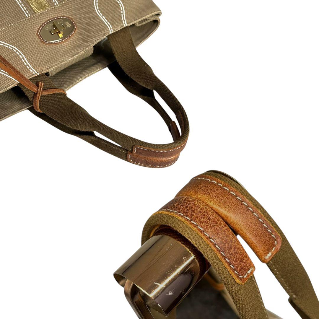 バッグ A.D.M.J Tote Bag Turn lock sequins crown