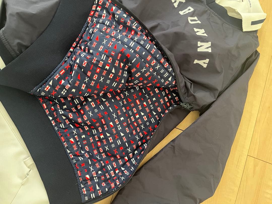 お買い得！JACKBUNNY ネイビー 防風中綿アウター