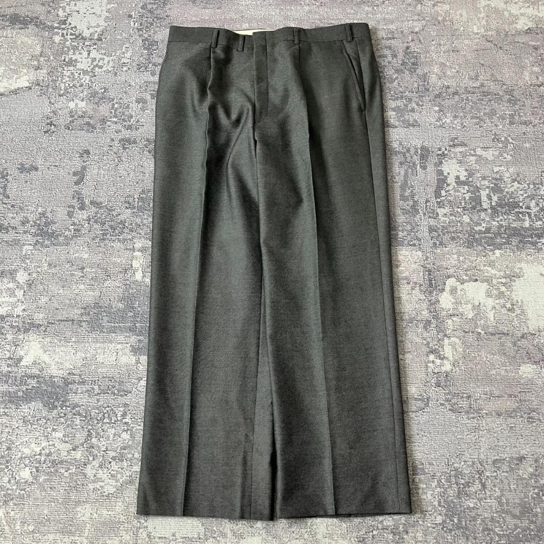 【超希少XL】バーバリーロンドン スーツ セットアップ ダブル 銀ボタン グレー