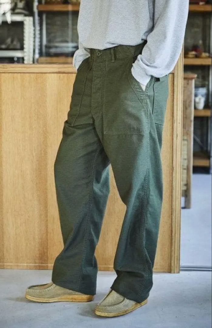 y*i様 【24時間以内発送】orSlow ファティーグパンツ サイズ2 ベイカ