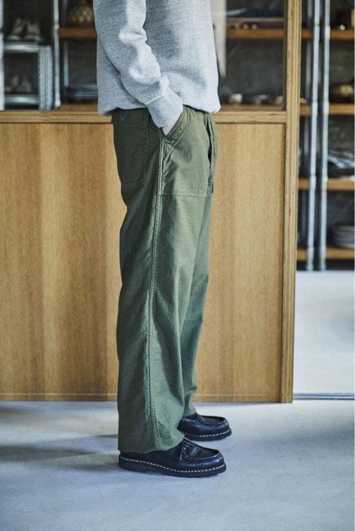 y*i様 【24時間以内発送】orSlow ファティーグパンツ サイズ2 ベイカ