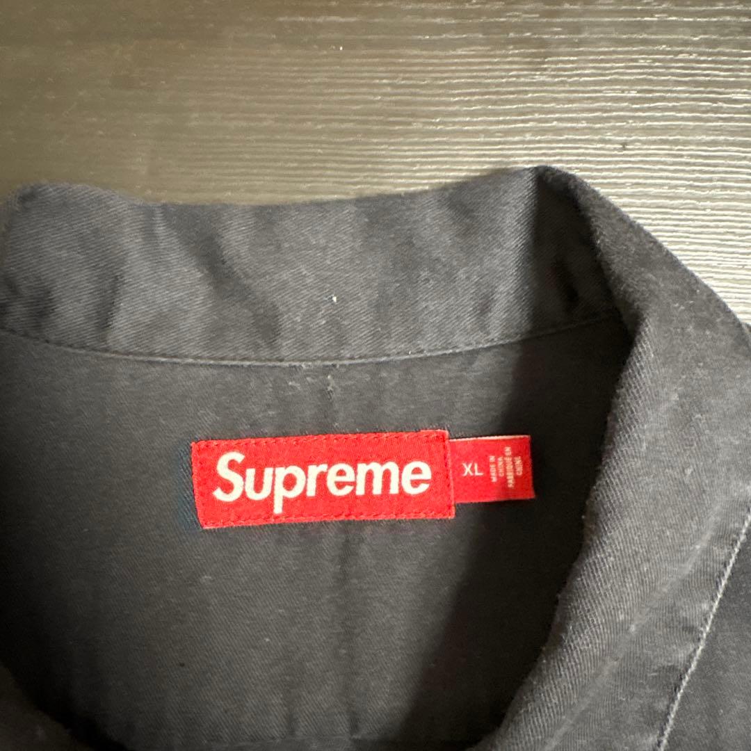 トップス supreme Reflective Stripe S/S Work Shirt