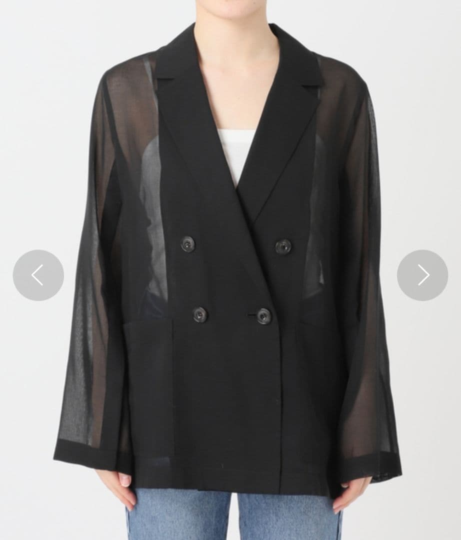 ノーブル スリットスリーブシアージャケット