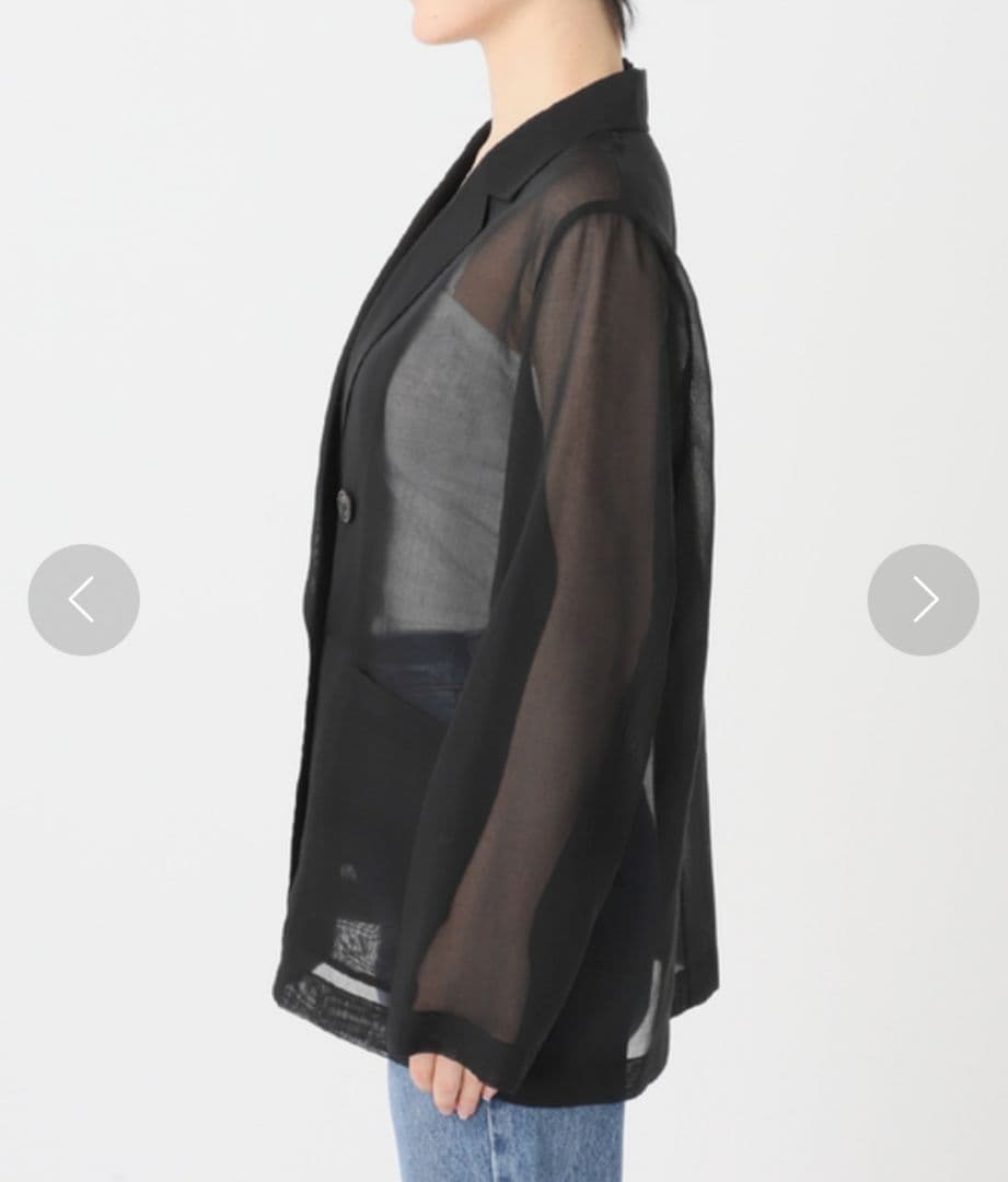 ノーブル スリットスリーブシアージャケット