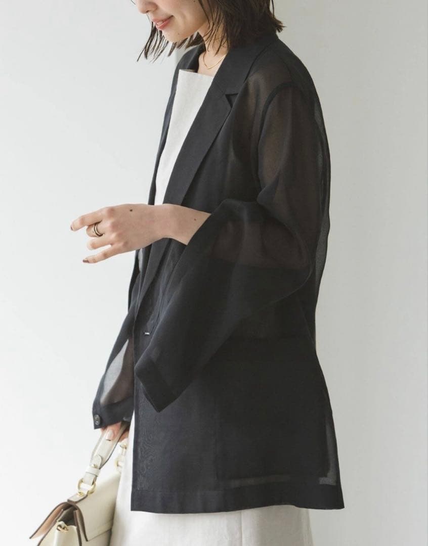 ノーブル スリットスリーブシアージャケット