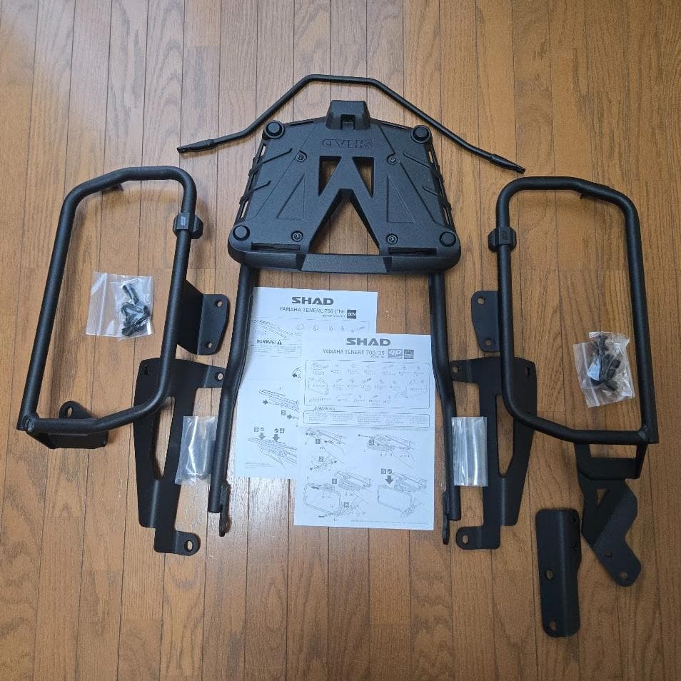 Tenere700 テネレ700 SHAD パニアケースフィッティングキット