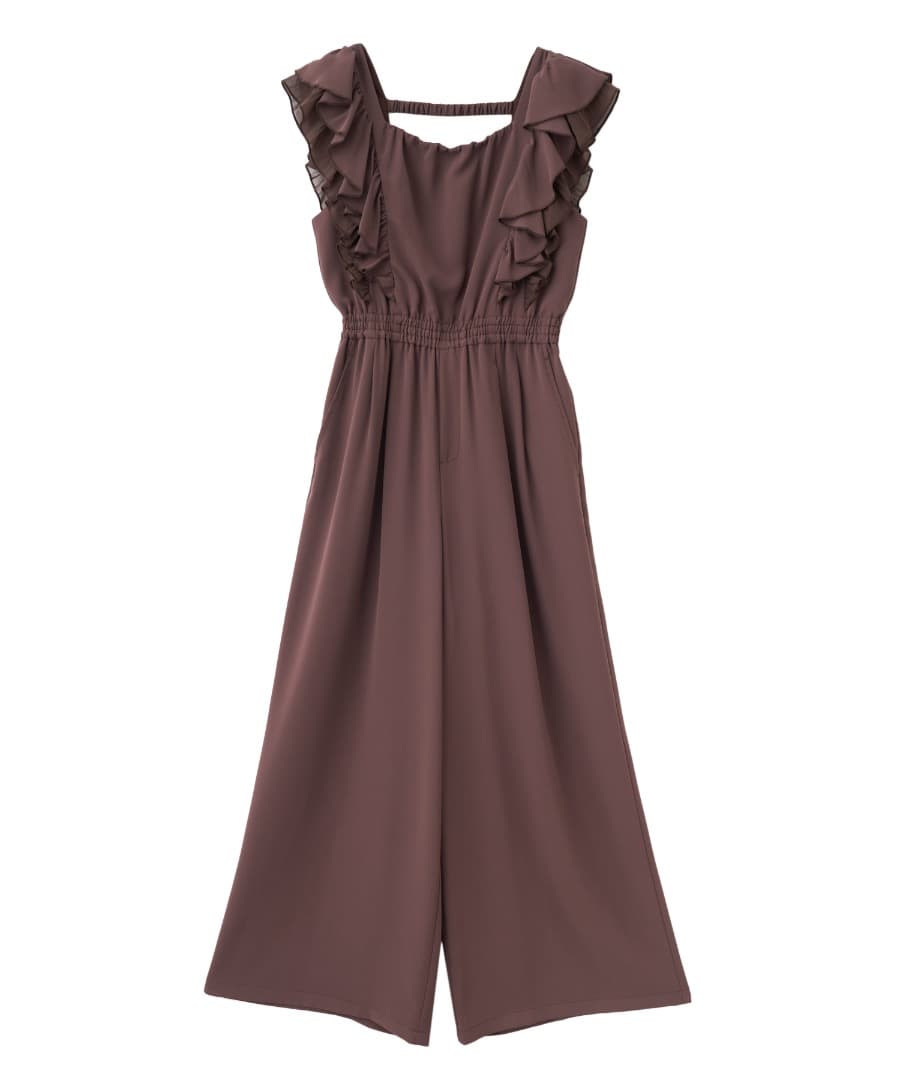 ココディール　最終値下げプリーツフリルオールインワン