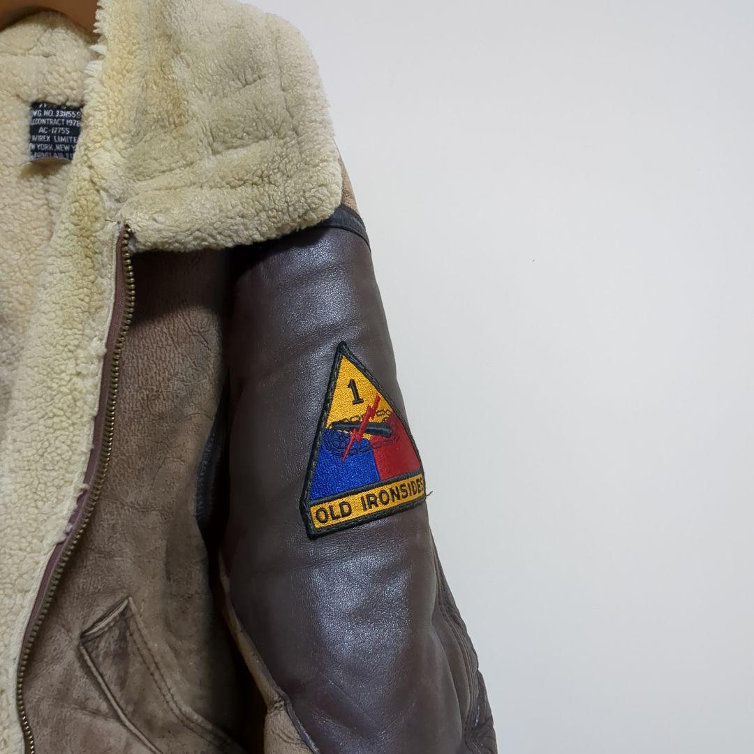 アビレックスB3　ムートンボンバー　世界大戦　防寒　ミリタリーライダース　レア