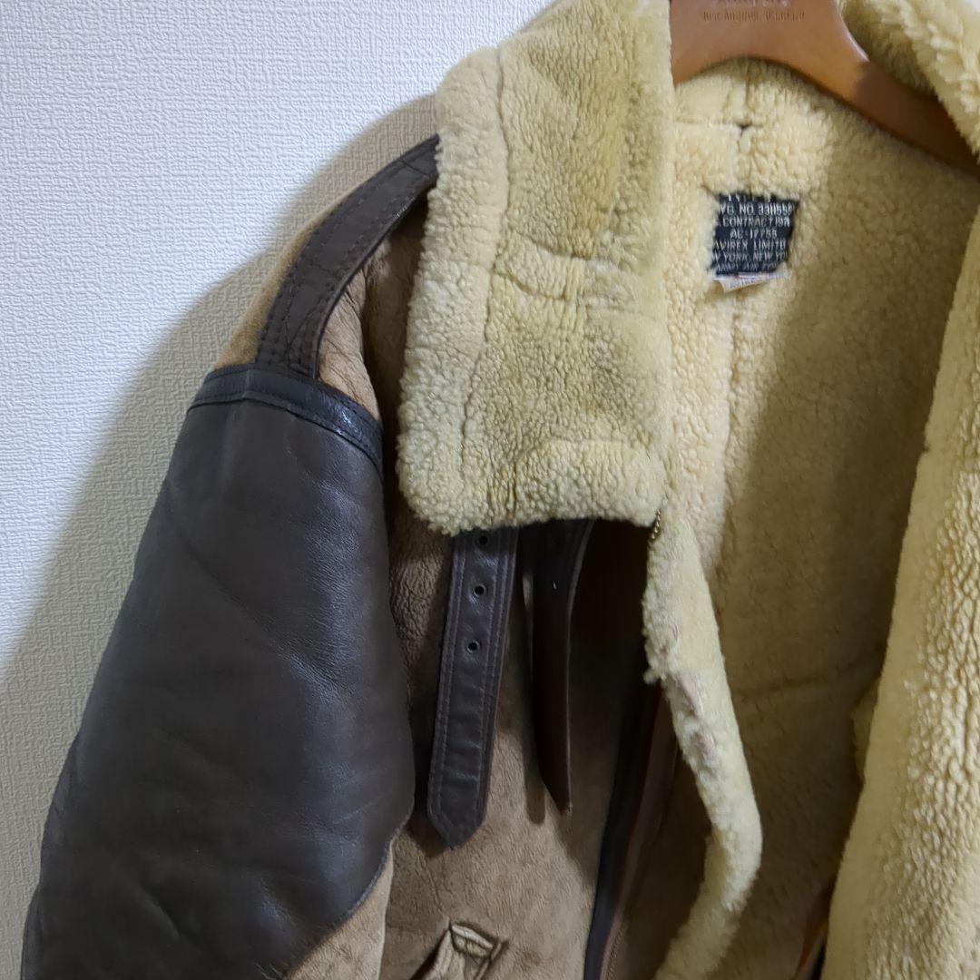 アビレックスB3　ムートンボンバー　世界大戦　防寒　ミリタリーライダース　レア