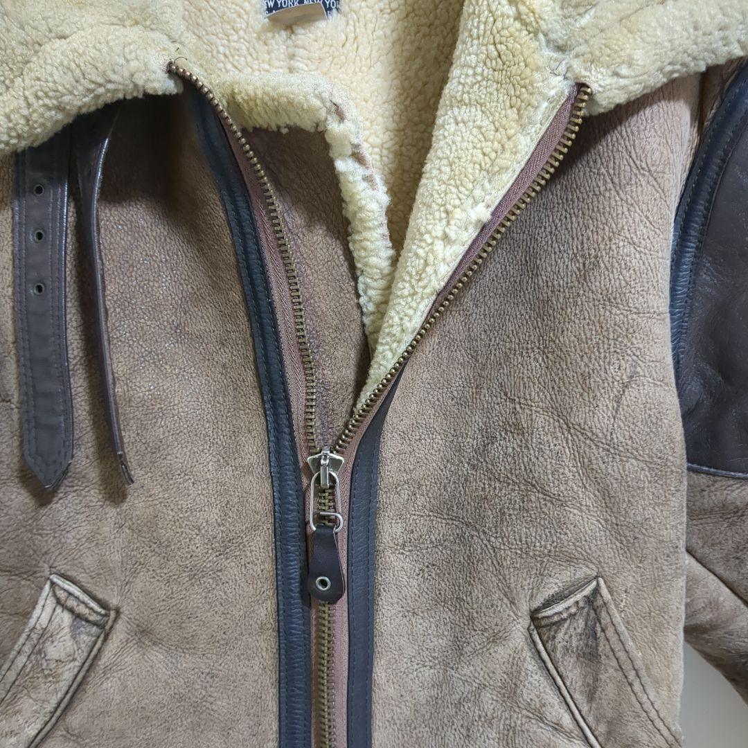 アビレックスB3　ムートンボンバー　世界大戦　防寒　ミリタリーライダース　レア