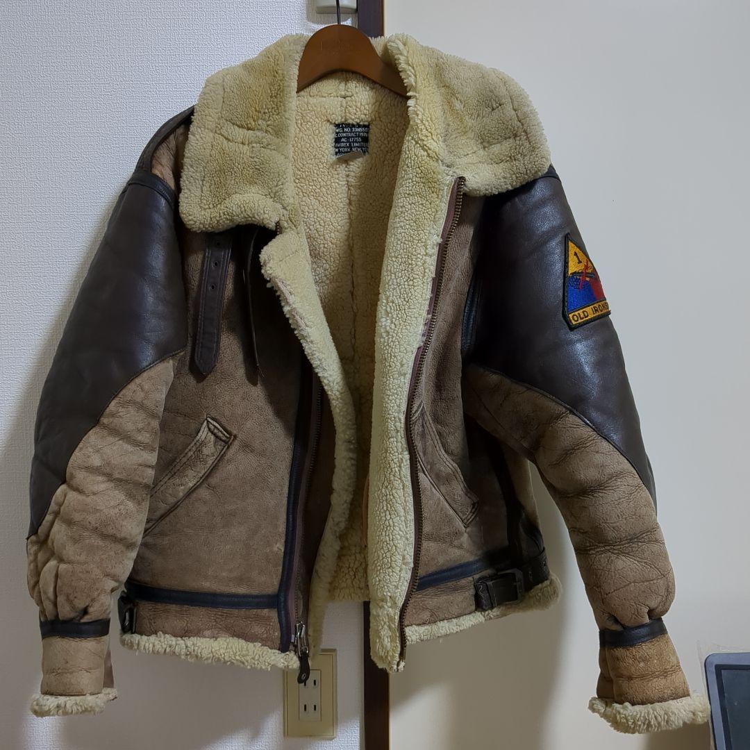 アビレックスB3　ムートンボンバー　世界大戦　防寒　ミリタリーライダース　レア