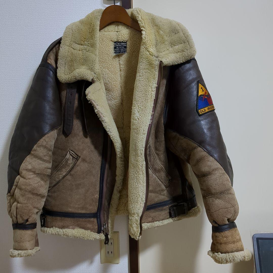 アビレックスB3　ムートンボンバー　世界大戦　防寒　ミリタリーライダース　レア