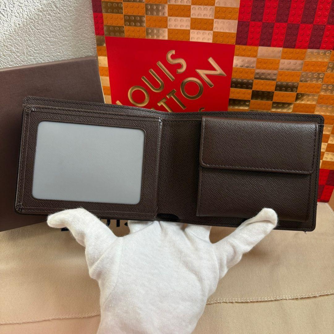 【新品】ルイヴィトン ダミエ エベヌ ポルトフォイユ・フロリン 二つ折り財布