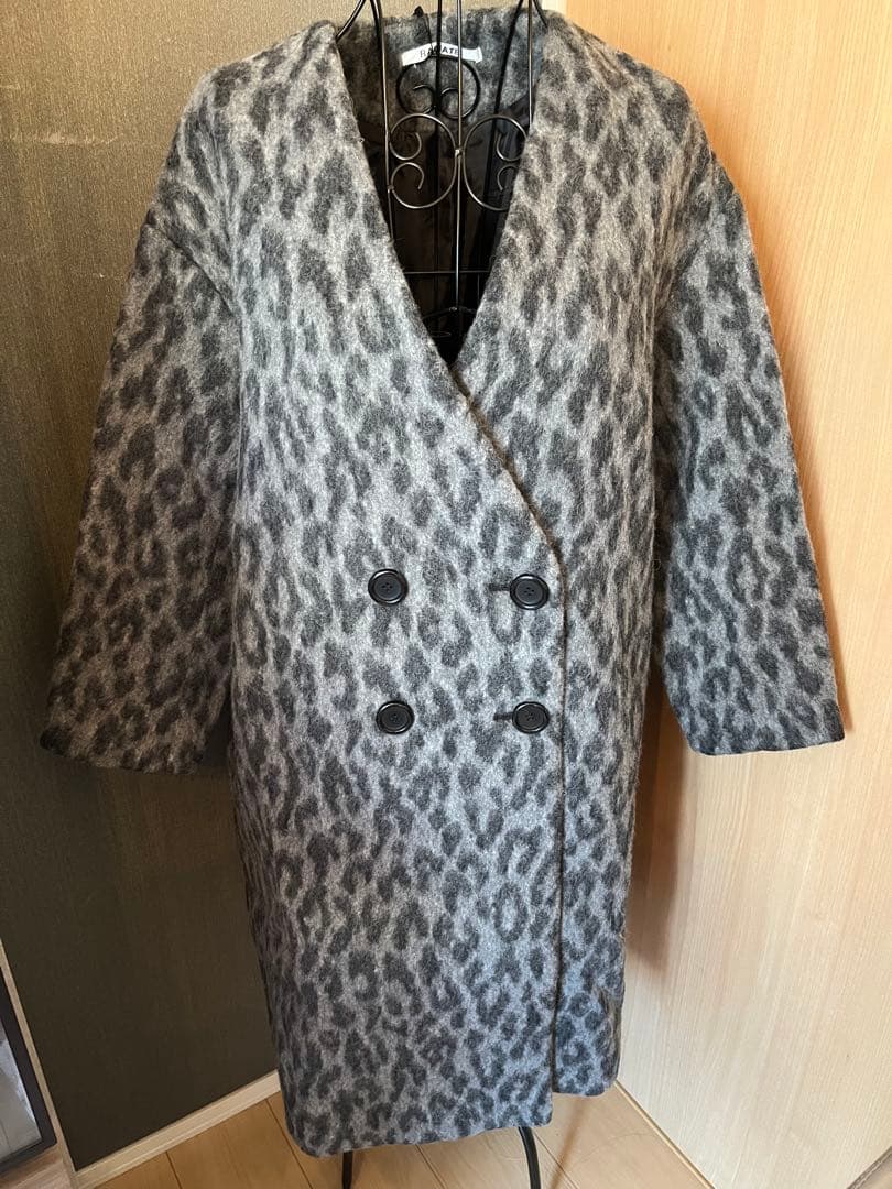 【新品タグ付き】RADIATE レオパードシャギーPコート