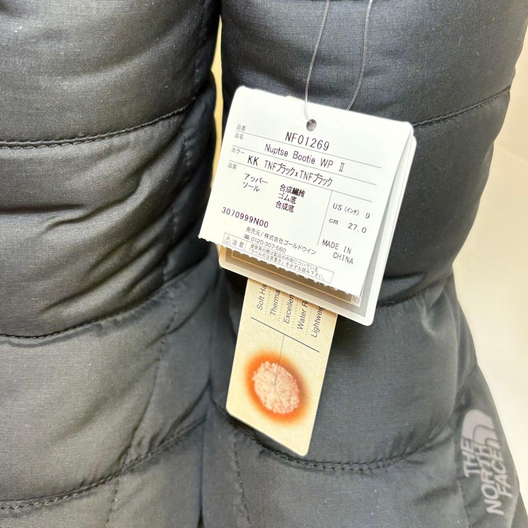 (新品)ノースフェイス ヌプシブーツ 27cm 黒