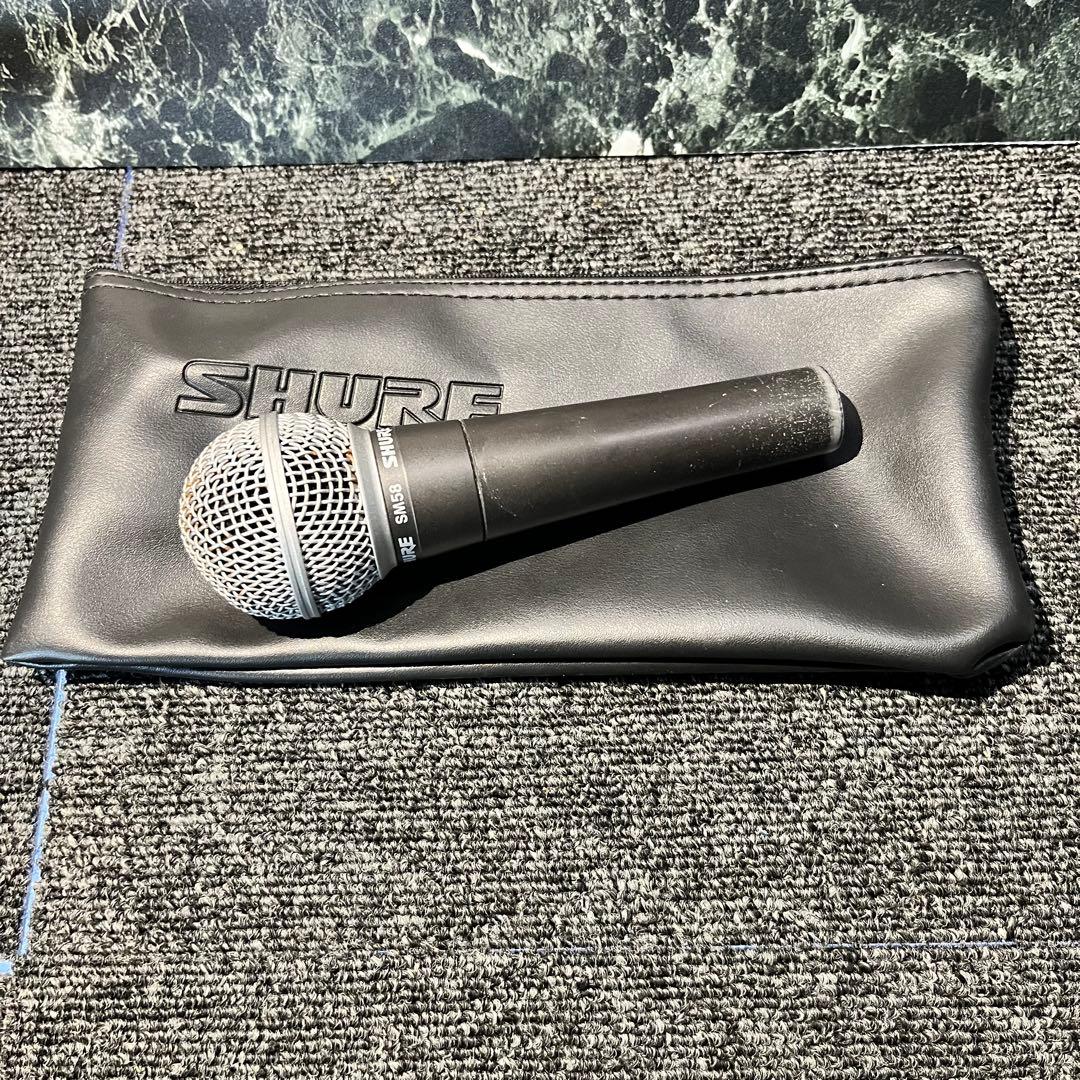 【11114】 SHURE sm58 ゴパチ ゴッパー ダイナミックマイク2本