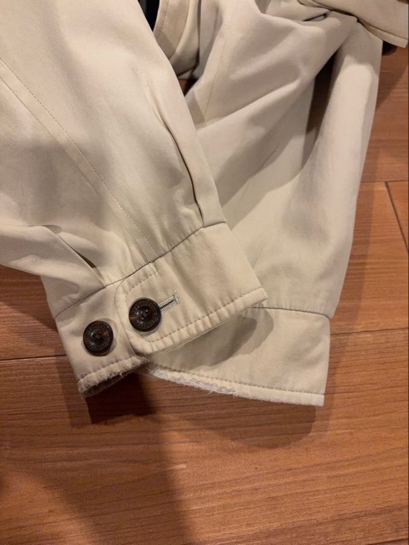 バーバリーズ　スイングトップ　中綿ライナーつき　ベージュ S ノバチェック　短丈