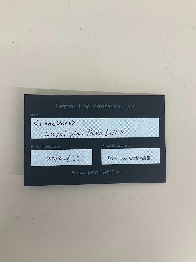 LONE ONES ドーヴ ベル イヤリング