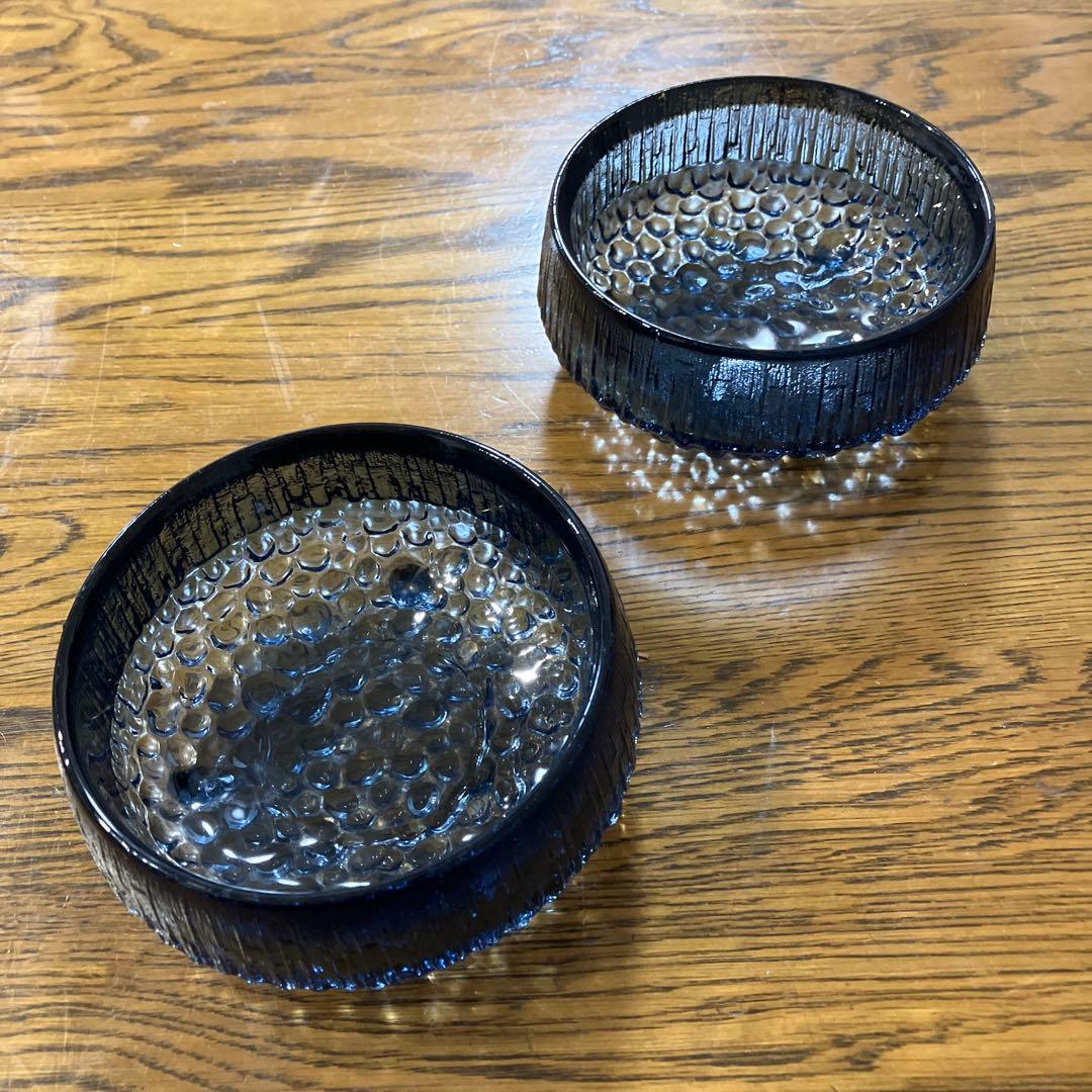 イッタラ　ウルティマツーレ ボウル 2個セット　ガラス　レイン