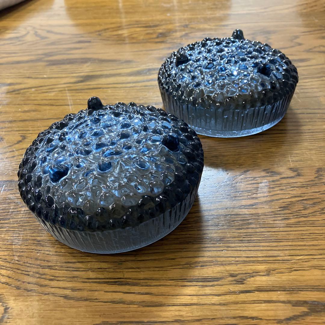 イッタラ　ウルティマツーレ ボウル 2個セット　ガラス　レイン