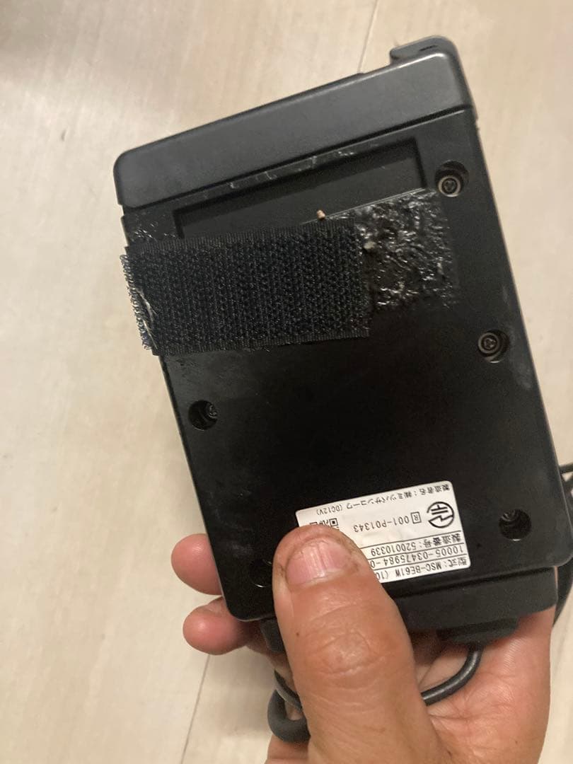 MSC-BE61w セットアップ　オートバイ用　ETC 2030年以降も