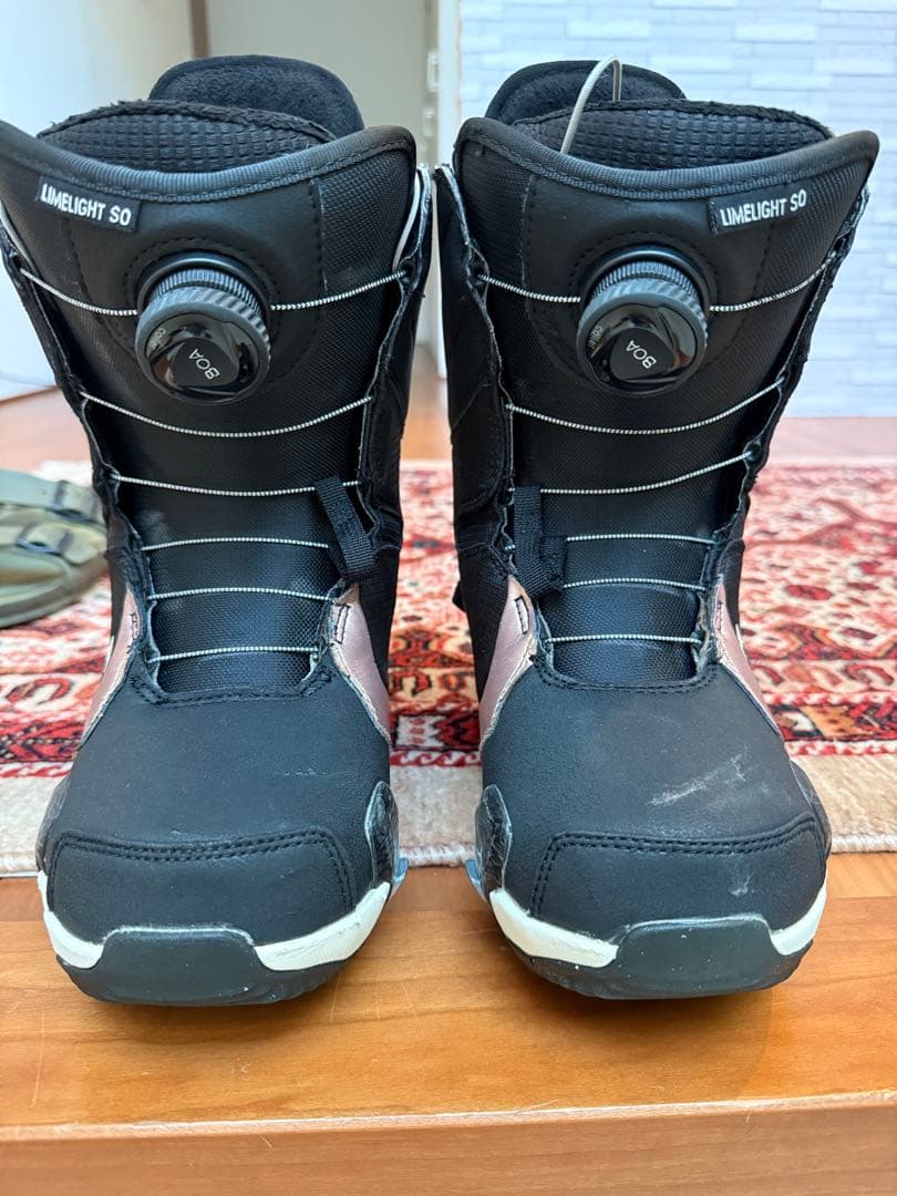 Burton、ウィメンズ、ライムライト、ステップオン、24cm、中古