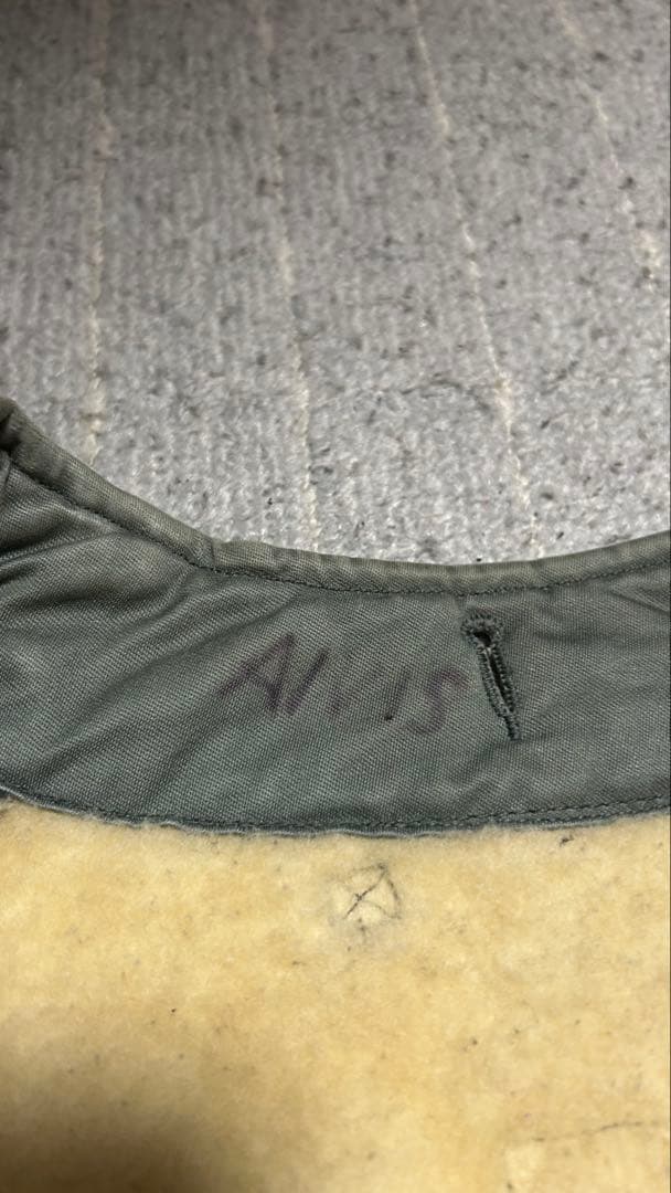 50s 黒タグ USAF 米軍実物 ウール ライナー ジャケット ミリタリー