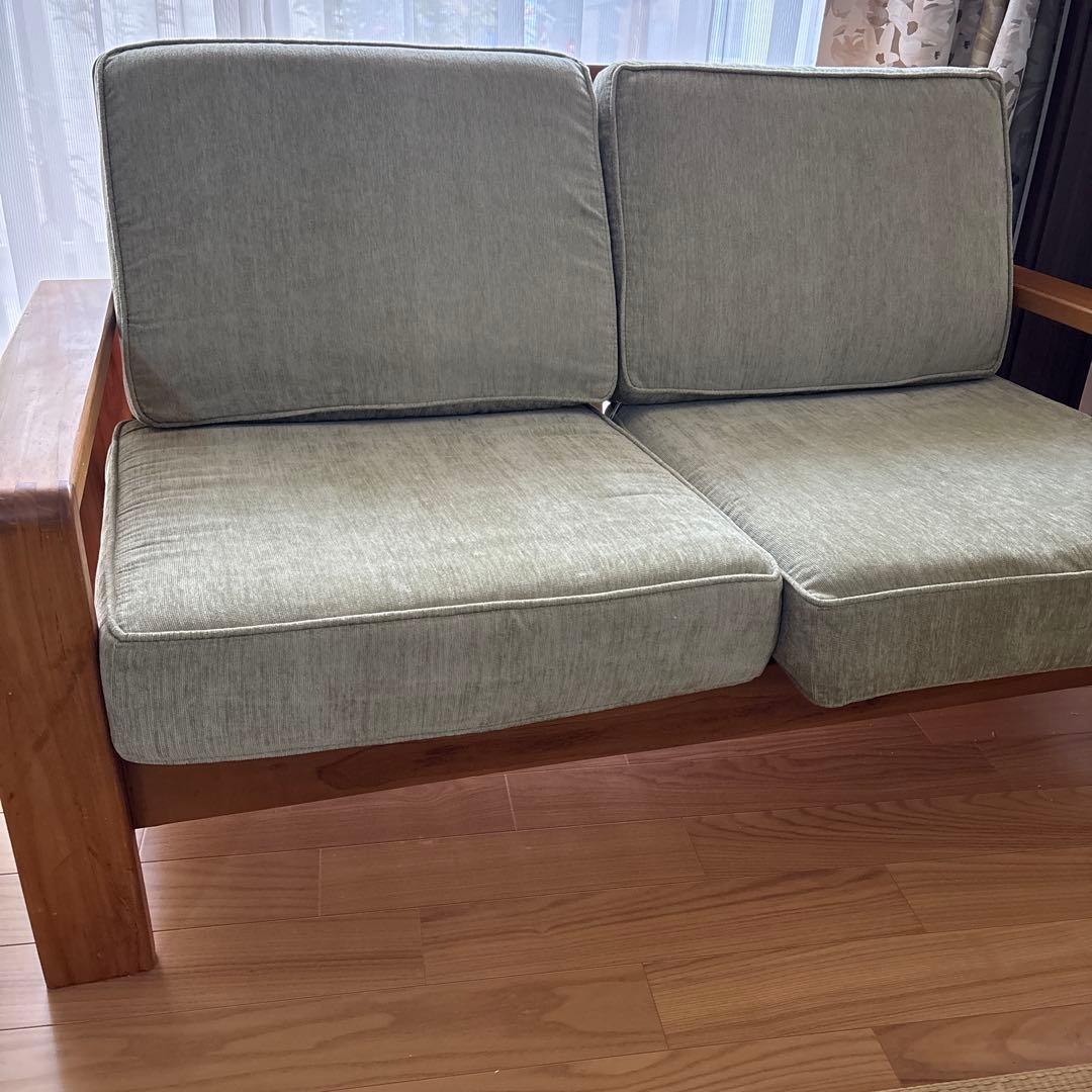 スキャンティーク（SCANTEAK)の2人掛けソファ