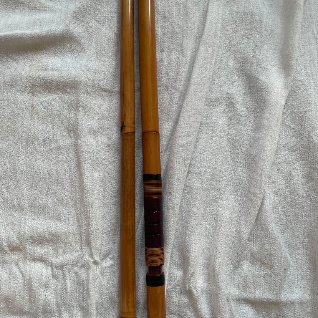 ヘラブナ釣　竿掛　別造り　寿光作 2本セット