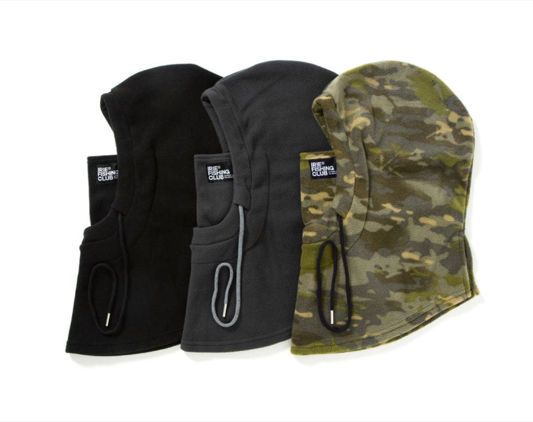 完売品　irie fishing club FLEECE HOOD ブラック