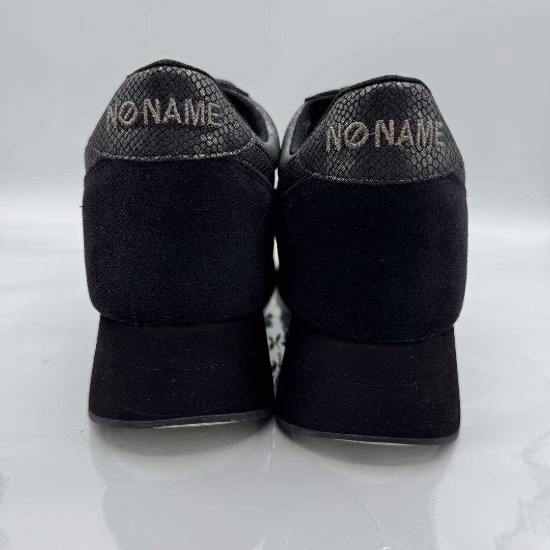 仙ママ NO NAME SPEED JOG 黒 24cm 厚底 ウェッジ