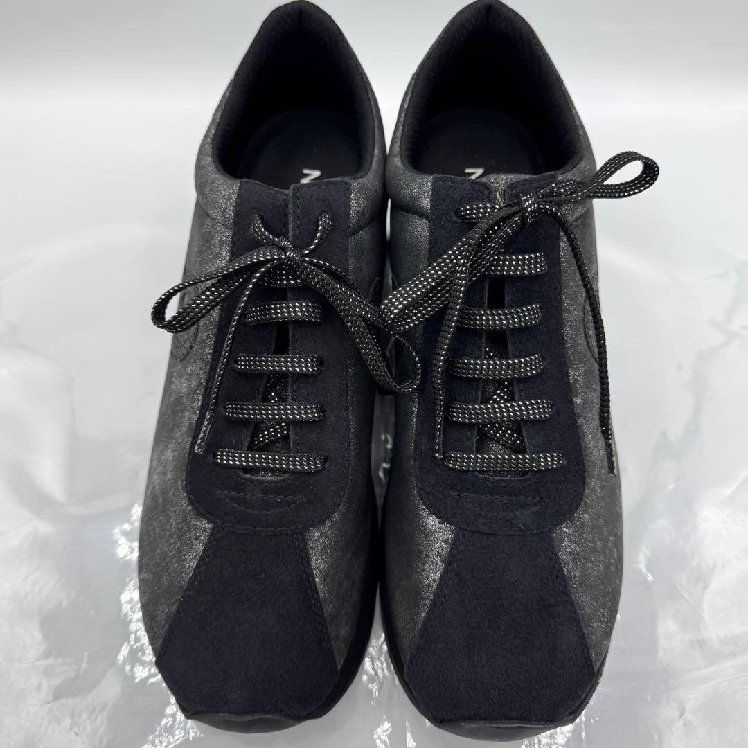 仙ママ NO NAME SPEED JOG 黒 24cm 厚底 ウェッジ