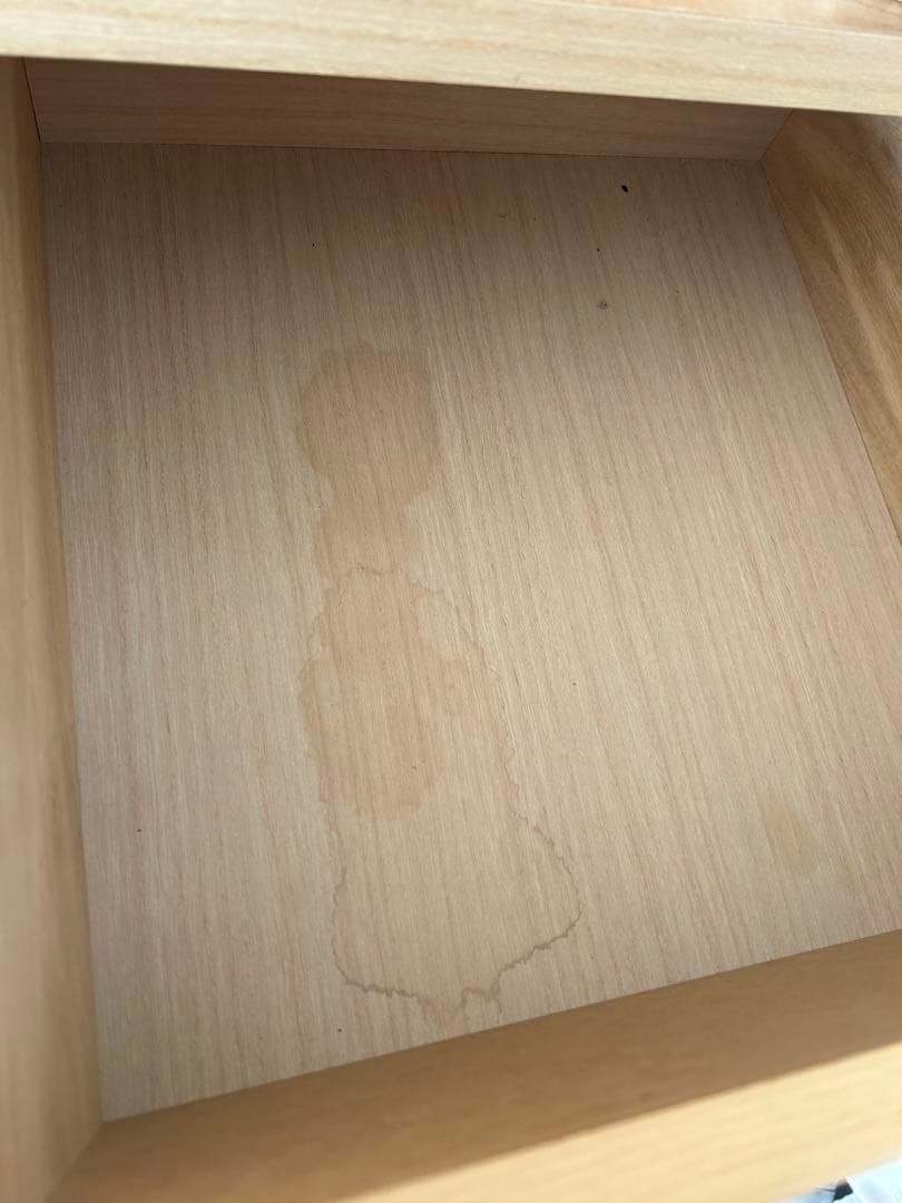 ナチュラルウッド　引き出しチェスト