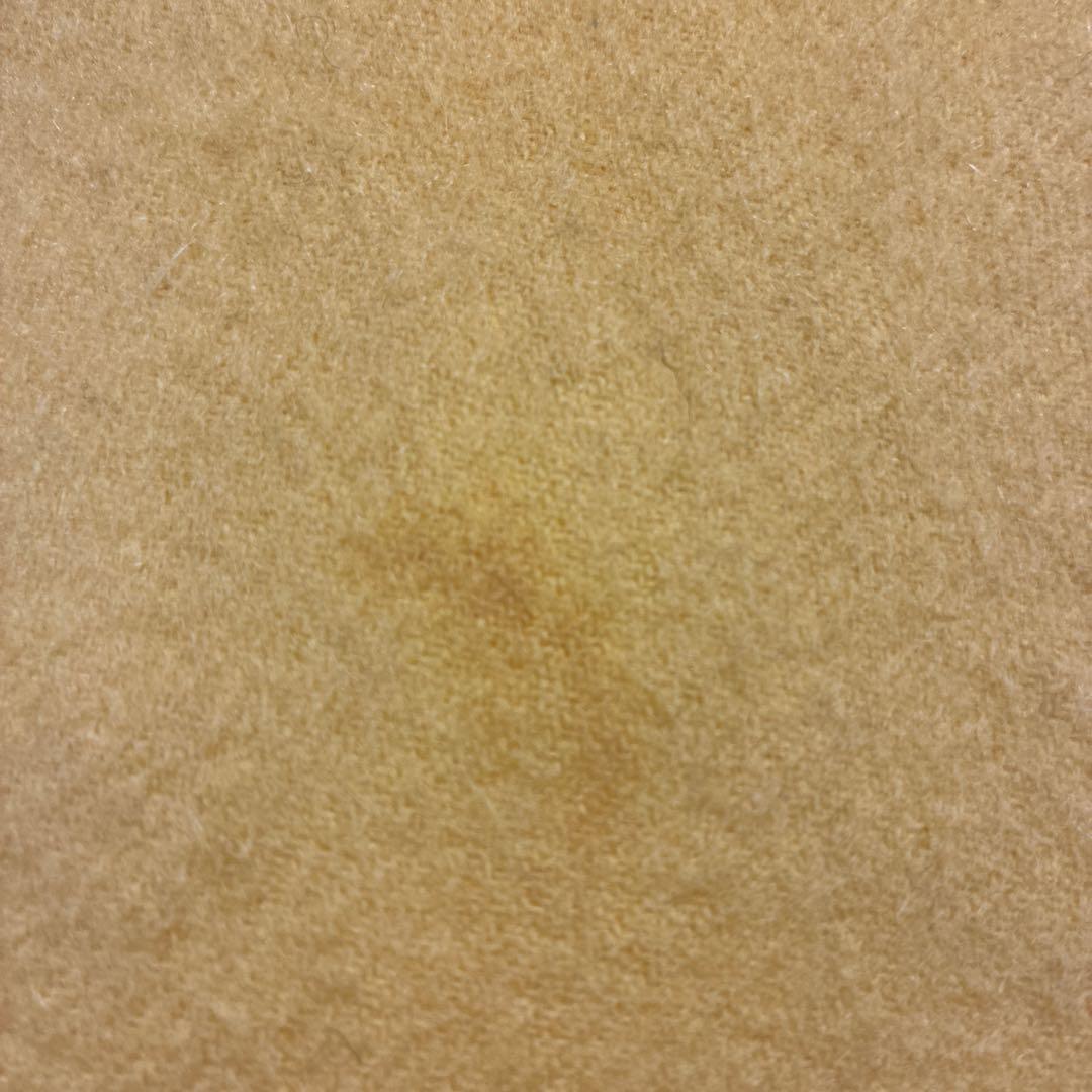 HERMES カシミヤ100% イエローマフラー フリンジ付き