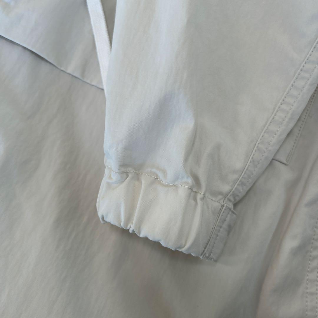 y218Mei美品MHL フード付きホワイトコート サイズI