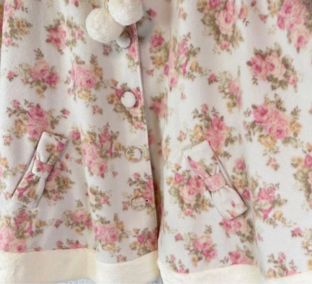 値下げ）希少品♥LIZLISA 花柄 ポンチョ♥レア品