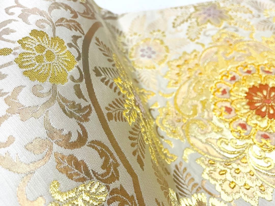 逸品♡ 西陣織　豪華♡金糸　礼装用　正絹　袋帯