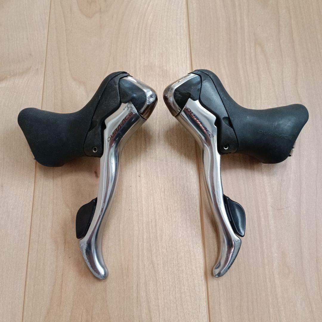 Shimano Dura-Ace シフター ブラック/シルバー　st-7801