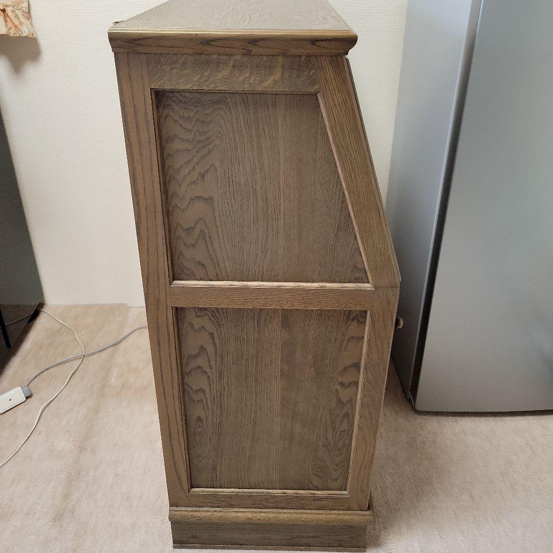 豊田たんす　オーク材　ライティングデスク　希少　無垢材