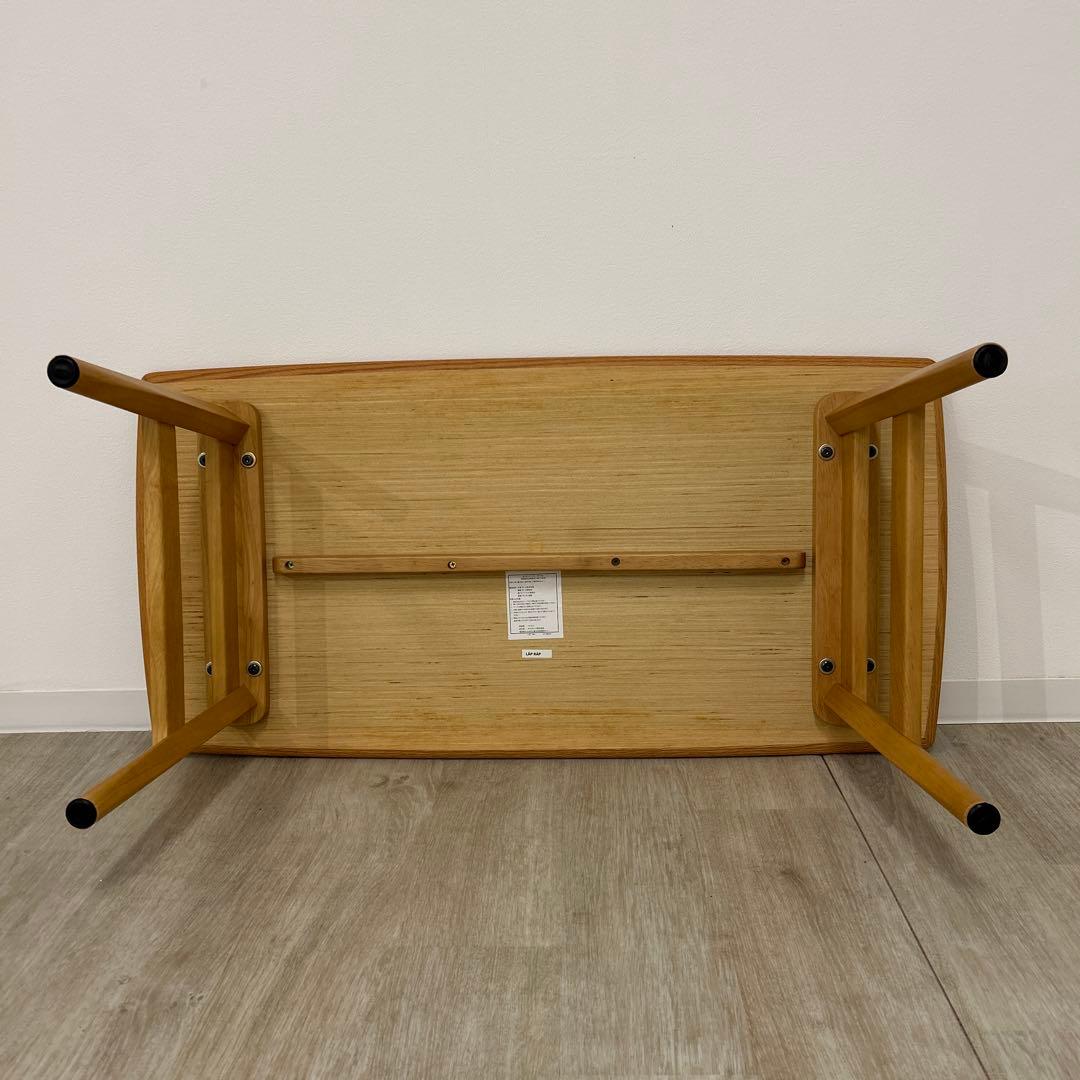 Yuri 展示品★センターテーブル 棚付ローテーブル 北欧調 中棚付き