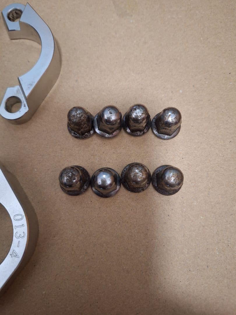 ZRX400 社外マフラーフランジ