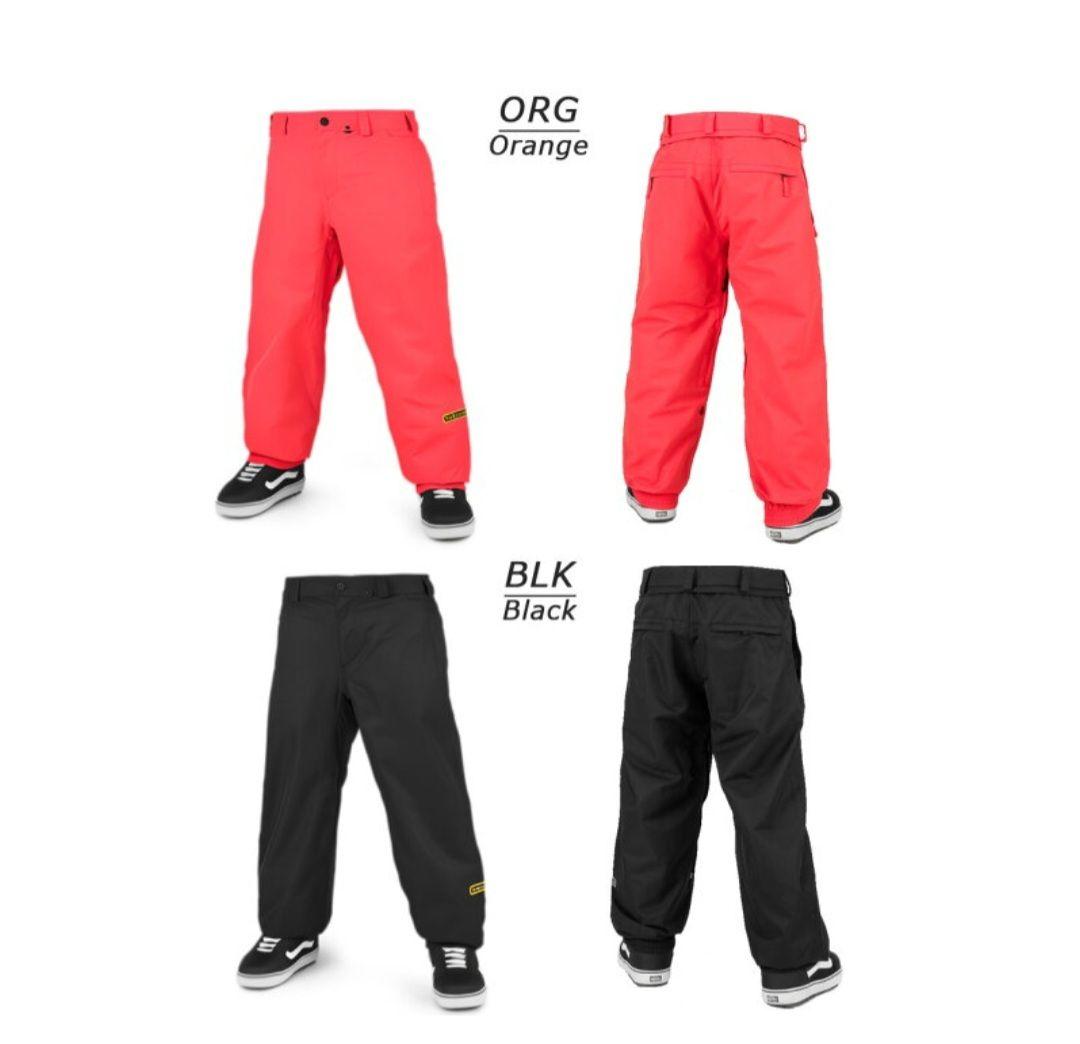 VOLCOM スノボーウェアXL セットアップ オレンジ